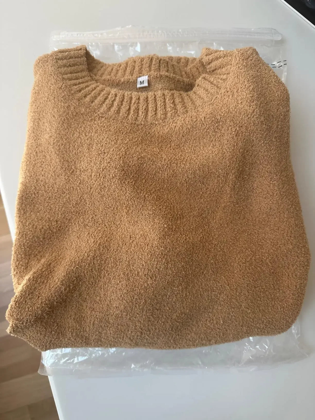 Pull Femme – Maille Épaisse et Manches Longues