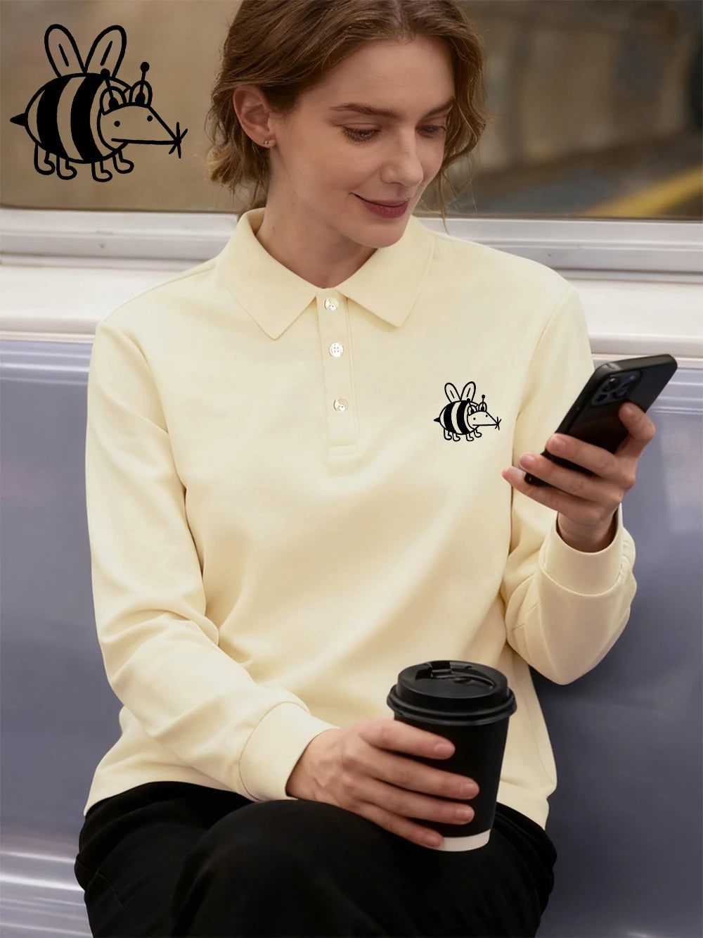 Chemise Femme – Imprimé Abeilles et Souris