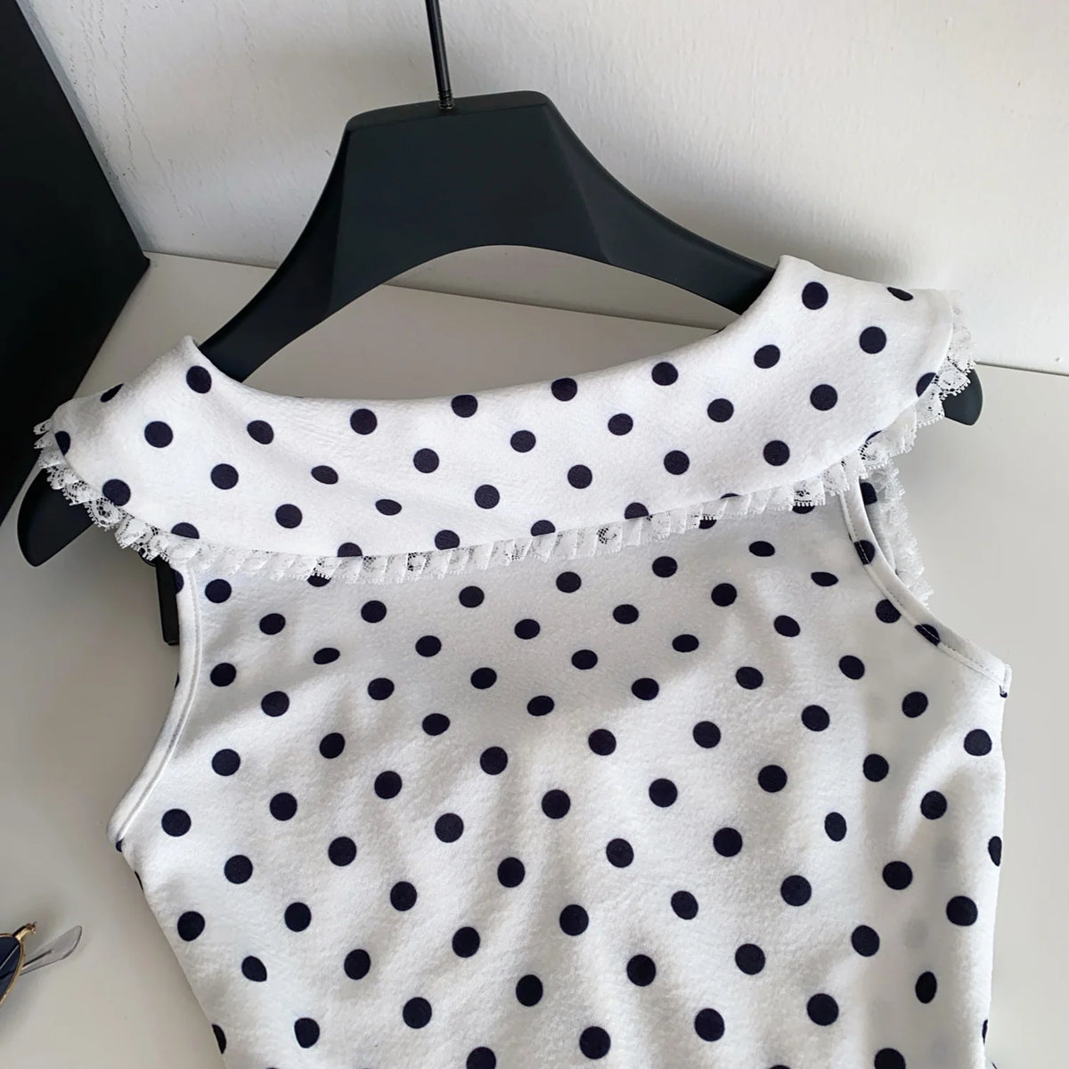 Débardeur Doux Femme – Imprimé Pois