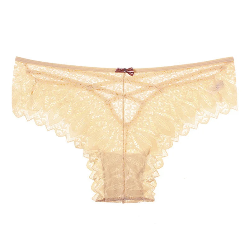 Culotte Dentelle Femme – Taille Basse et Bandes Croisées
