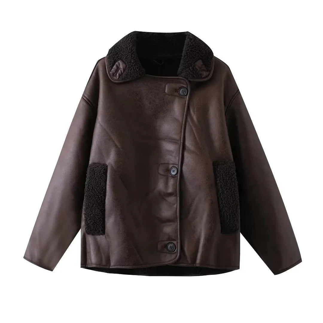 Veste Courte Femme – Ceinture et Fermeture Zippée