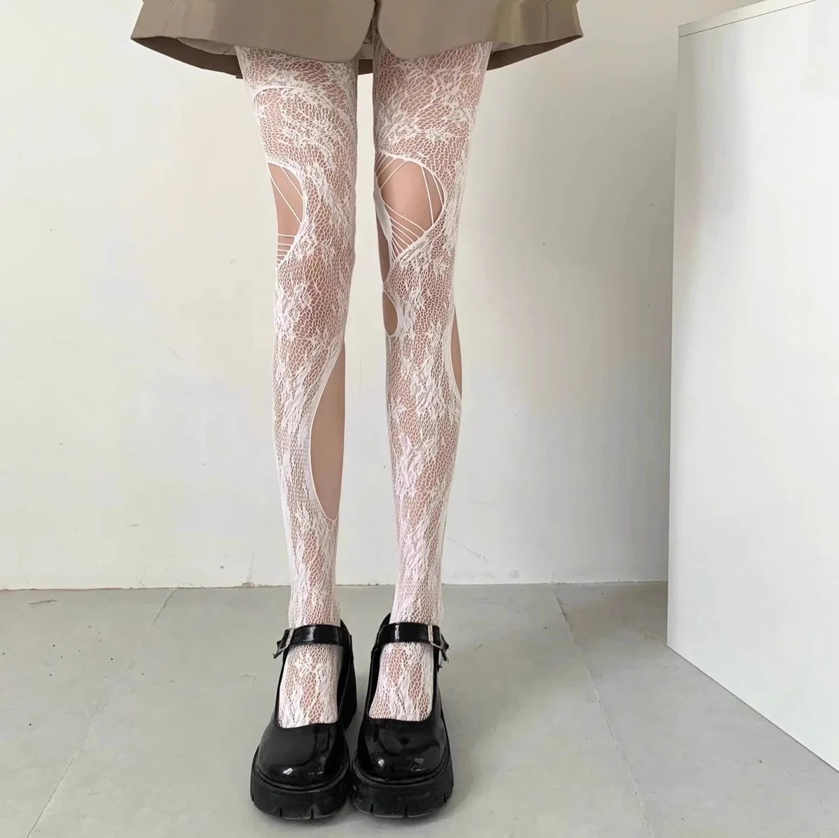 Collants Lolita Femme – Style Romantique