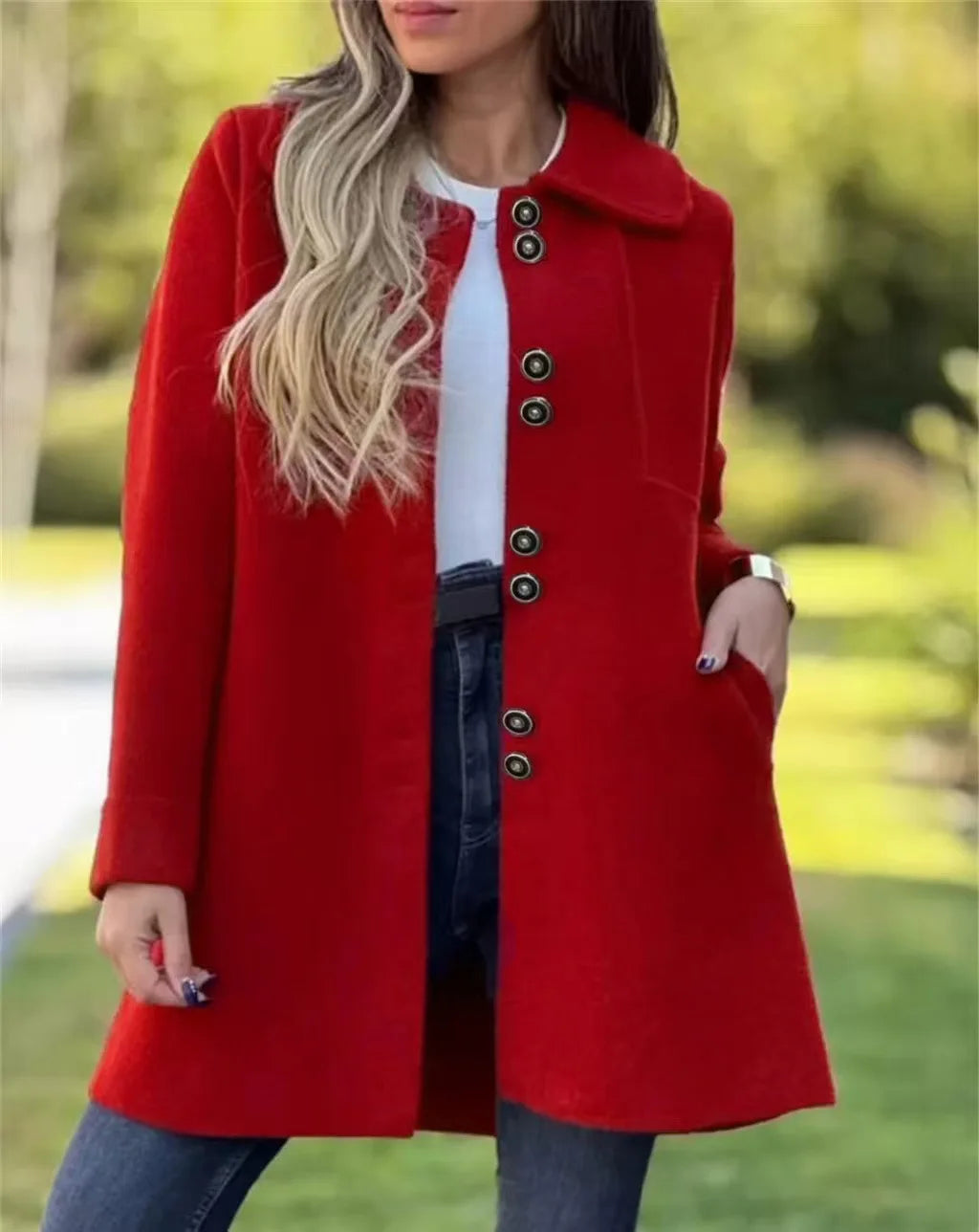 Manteau d’Hiver Femme – Maille Douce et Pelucheuse