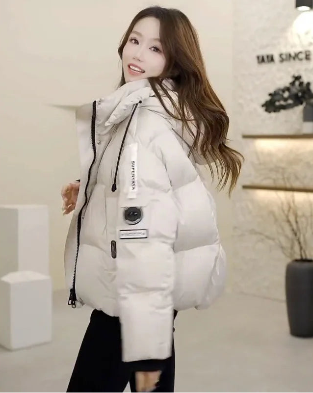 Manteau Matelassé Femme – Empiècements Effet Fourrure