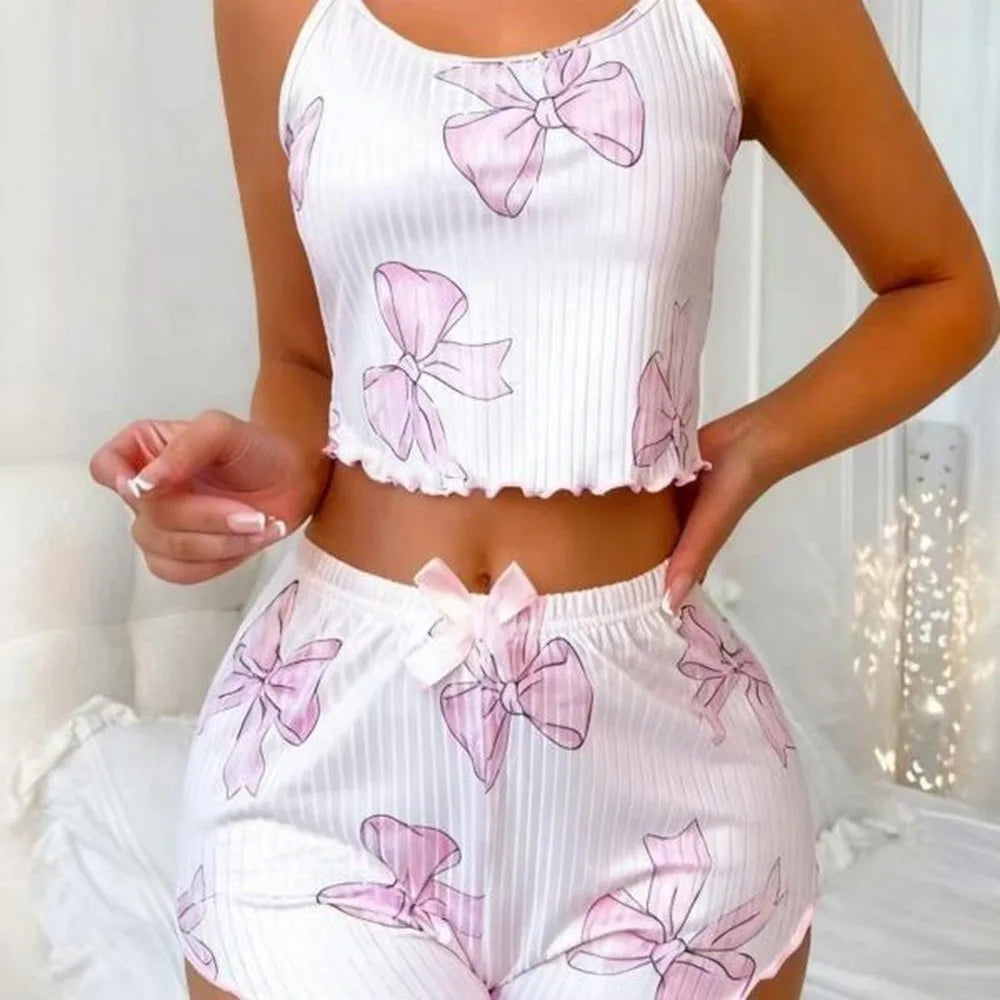 Pyjama 2 Pièces Femme – Coupe Décontractée