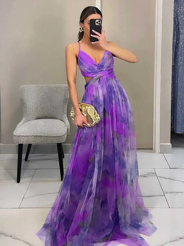Robe Longue Taille Haute Femme – Style Élégant