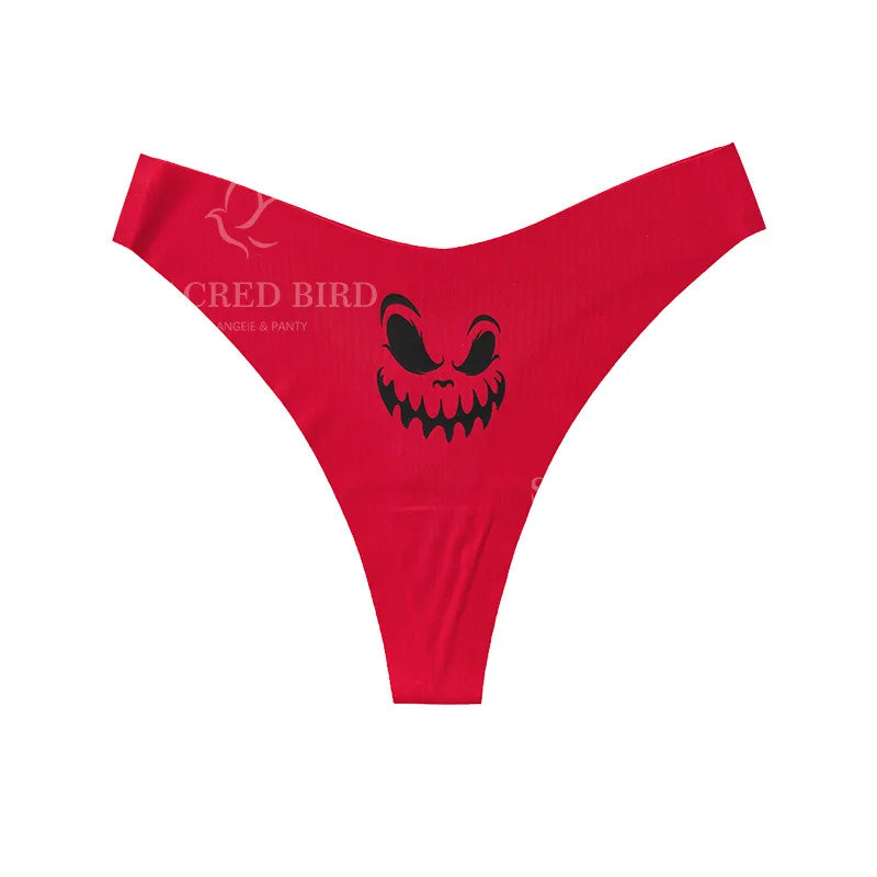 String Sans Couture Femme – Imprimé Halloween