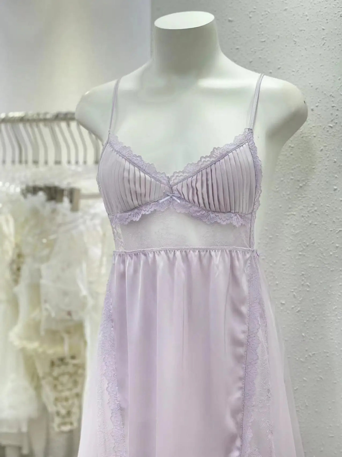 Nuisette à Volants Femme – Col V