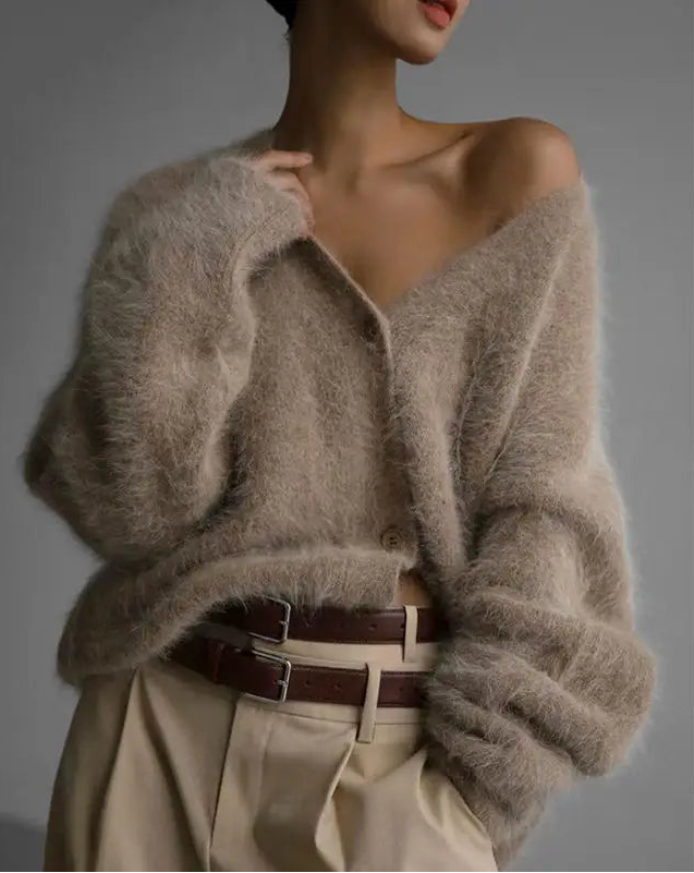 Cardigan Ample Femme – Maille Douce et Confortable