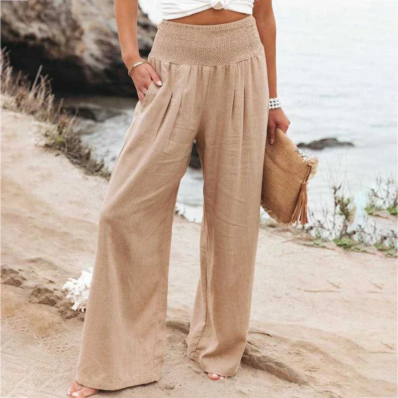 Pantalon Ample Femme – Coupe Fluide