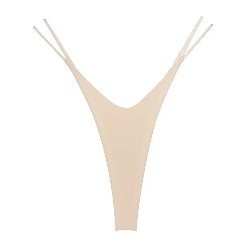 String Coton Femme – Taille Basse et Doubles Brides