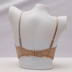 Soutien-gorge push-up en dentelle à décolleté plongeant sans coutures pour femmes