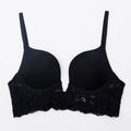 Soutien-gorge push-up en dentelle à décolleté plongeant sans coutures pour femmes