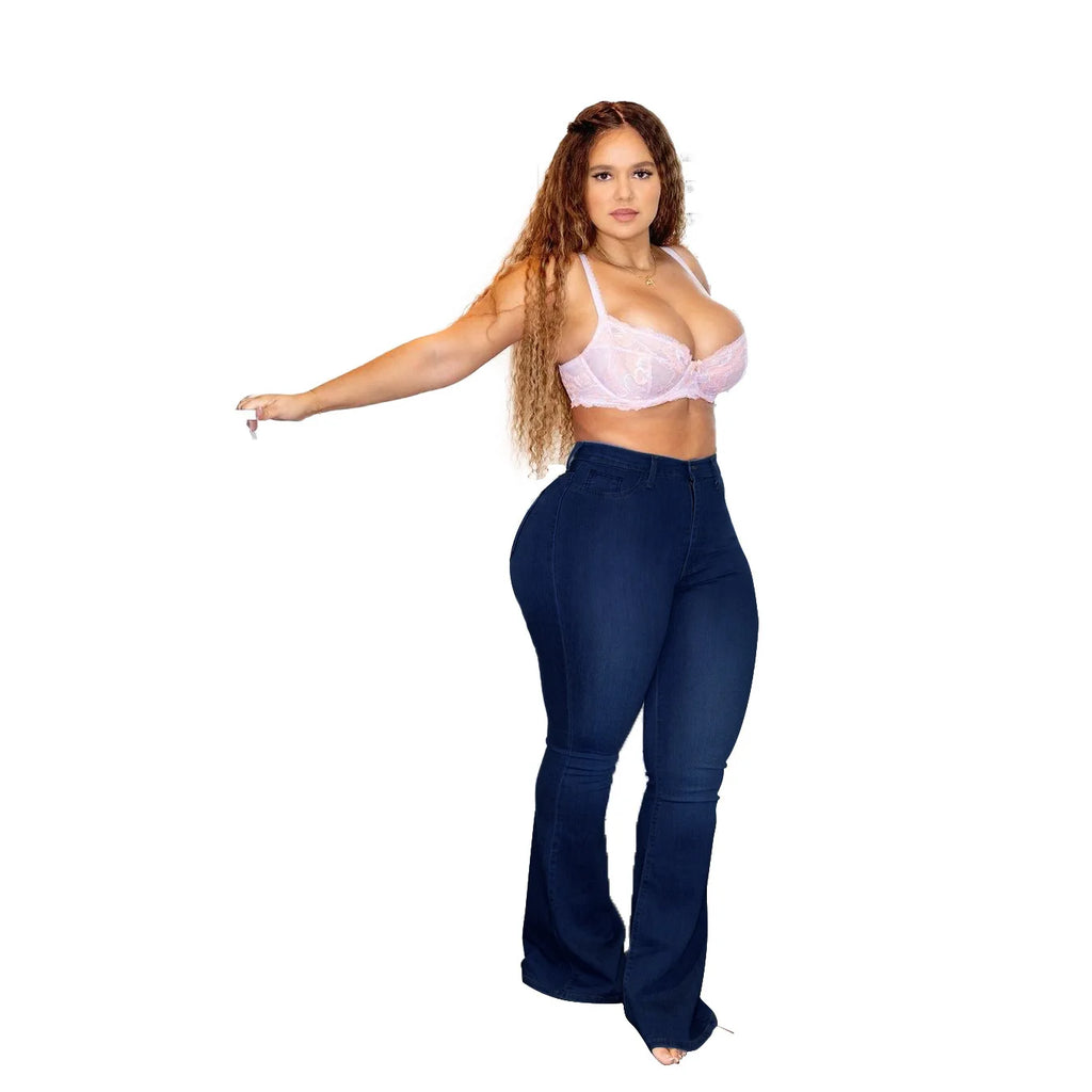 Jeans skinny taille haute pour femmes