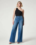 Jean taille haute extensible pour femmes