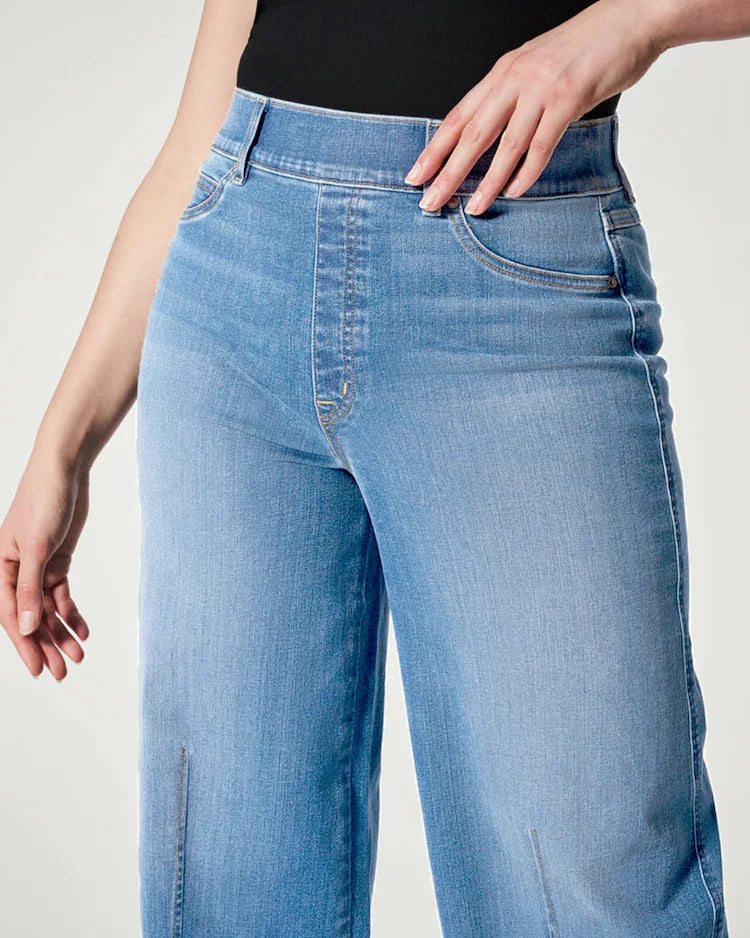 Jean taille haute extensible pour femmes