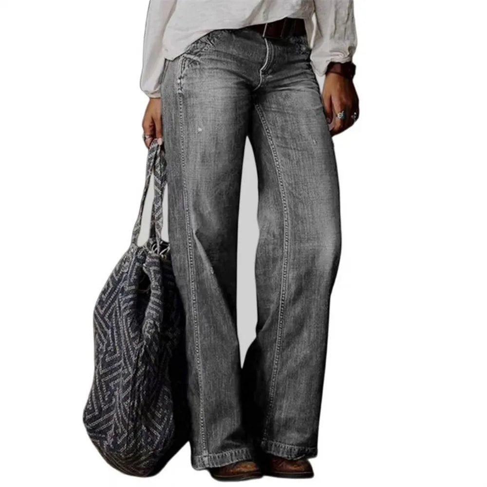 Jean ample de Style Vintage pour femmes