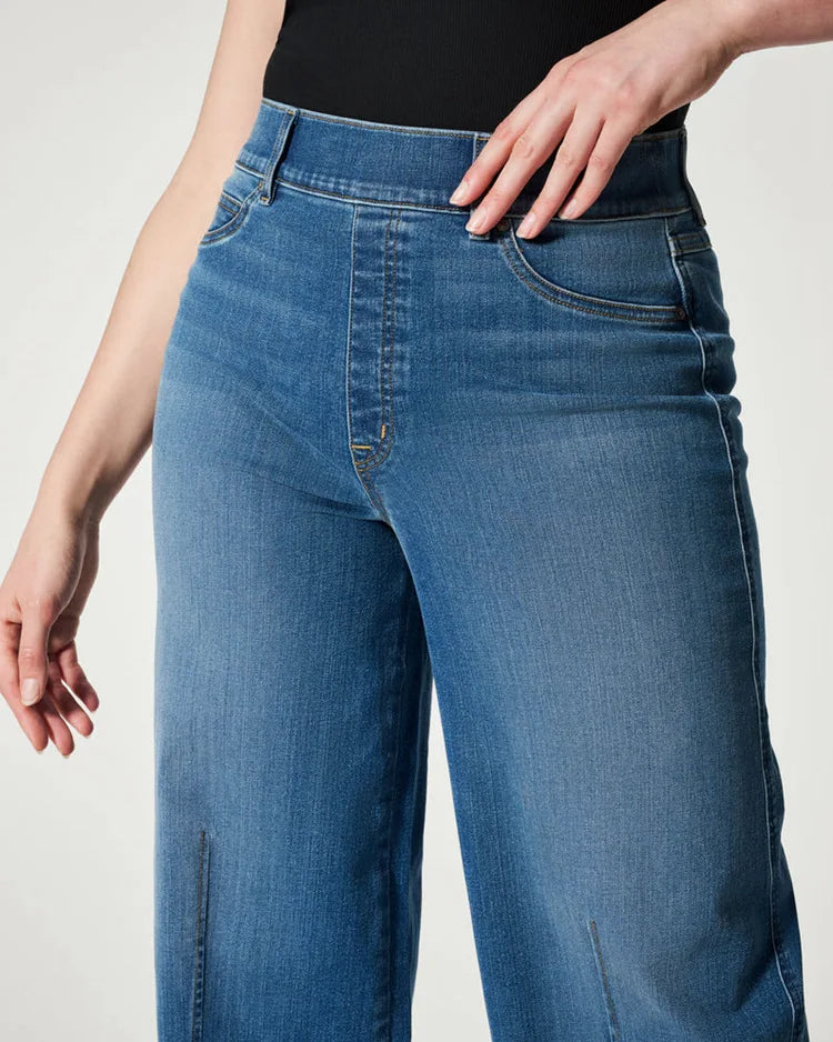 Jean taille haute extensible pour femmes