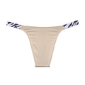 String taille basse en coton respirant pour femmes