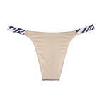 String taille basse en coton respirant pour femmes