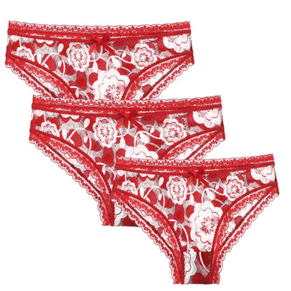 Lot de 3 Culottes Femme – Motifs Floraux