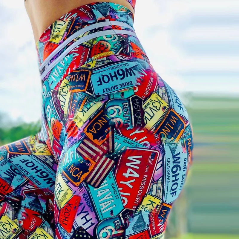 Leggings de yoga taille haute sans couture pour femmes