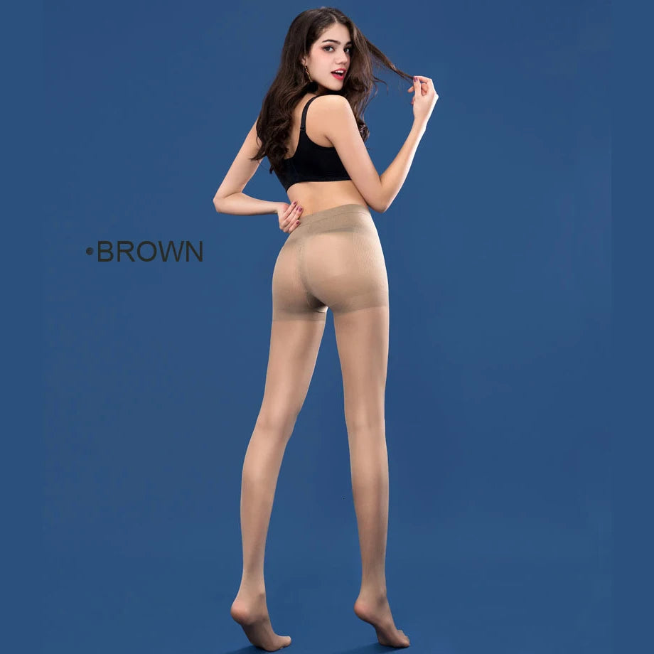 Collants en nylon de grande taille 40D pour femmes