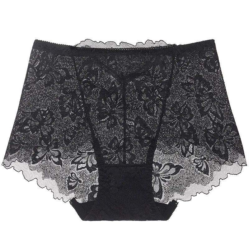 Culotte Sexy en coton et dentelle pour femmes