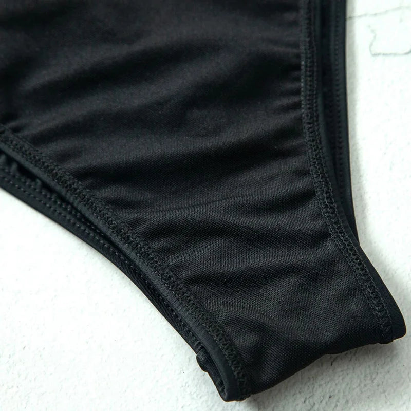Maillot de Bain 1 Pièce Femme – Maille Transparente