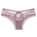 Culotte sexy transparente ajourée en dentelle pour femmes