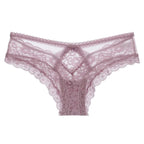 Culotte sexy transparente ajourée en dentelle pour femmes