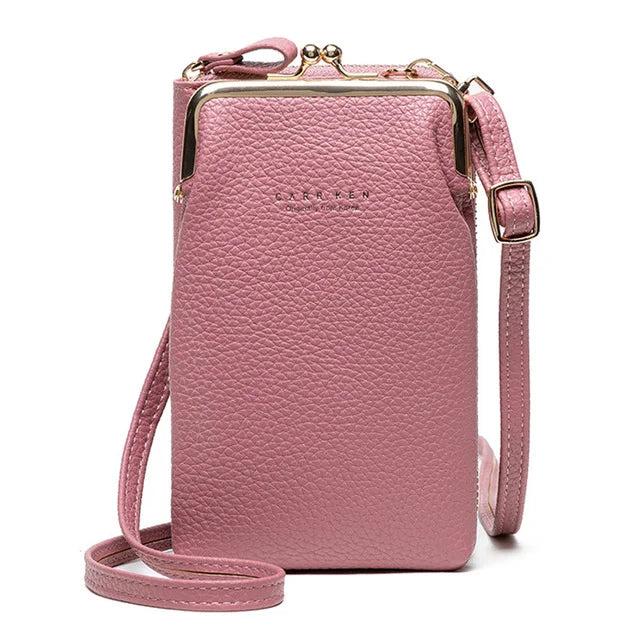 Sacs à bandoulière pour téléphone portable en cuir PU pour femmes