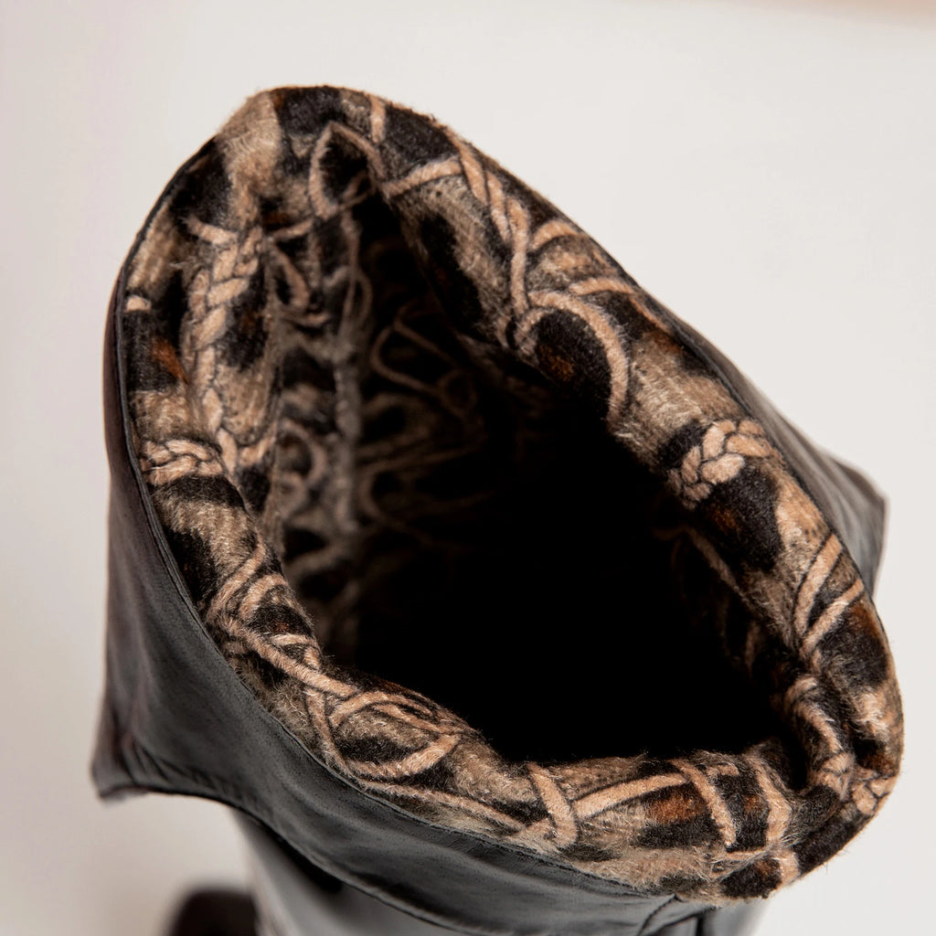 Bottes au dessus du genou en cuir verni à talons fins pour femmes