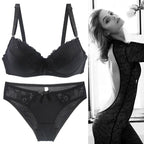 Ensemble de soutien-gorge Push Up et culotte pour femmes