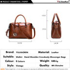 Sac à main en cuir motif crocodile pour femmes