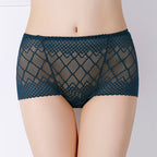 Culotte en dentelle transparente pour femmes