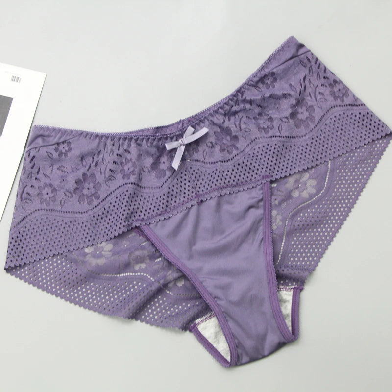 Lot de 3 culottes en dentelle pour femmes