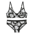Ensembles soutien-gorge en dentelle Push Up et culotte pour femmes