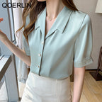 Chemise en mousseline de soie pour femmes