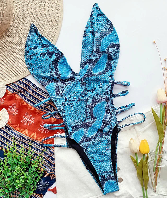 Maillot de bain une pièce imprimé pour femmes
