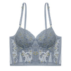 Soutien-gorge brodé en dentelle pour femmes