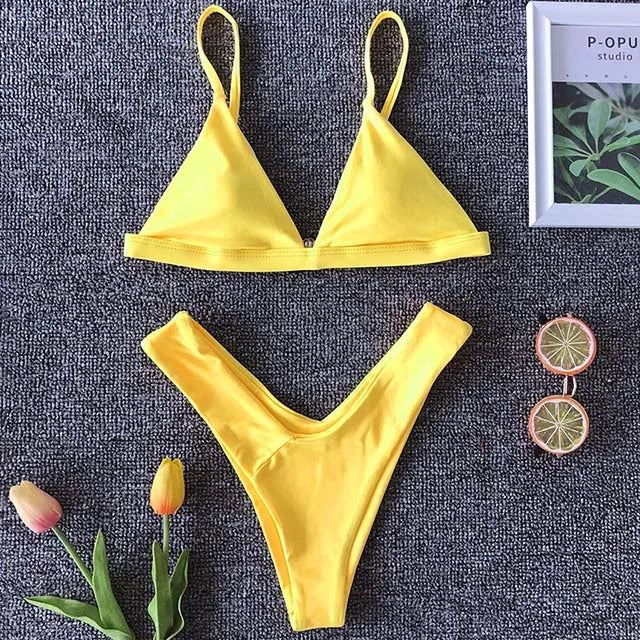 Maillot de bain deux pièces imprimé pour femmes