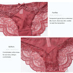 Ensemble de soutien-gorge et culotte Fine en dentelle grande taille pour femmes
