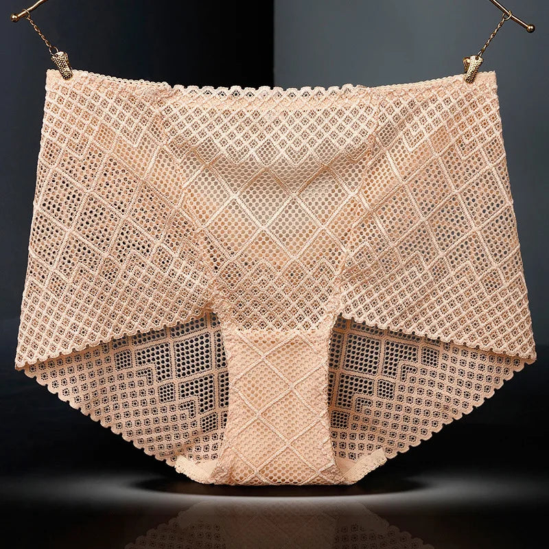 Culotte en dentelle transparente pour femmes