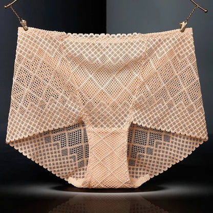 Culotte Femme en Dentelle Transparente