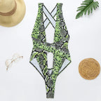 Maillot de bain une pièce dos nu pour femmes