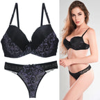 Ensembles  soutien-gorge Push Up et Sting assorti pour femmes