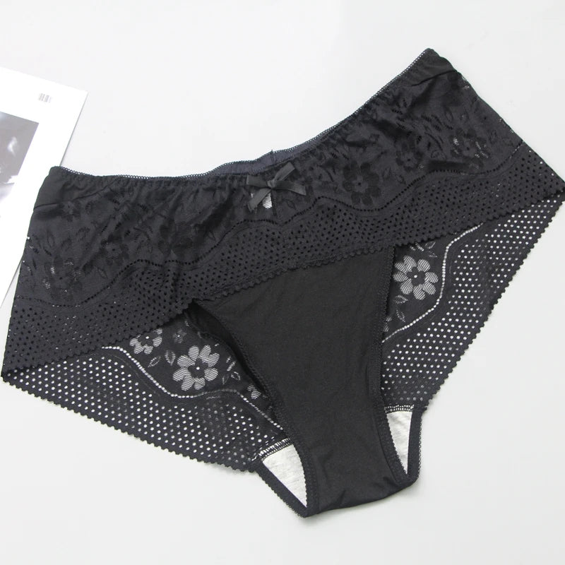 Lot de 3 culottes en dentelle pour femmes