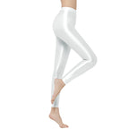 Leggings de yoga de sport à l'huile brillante pour femmes