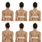 Soutien-gorge sans bretelles en silicone convertibles ajustés pour femmes